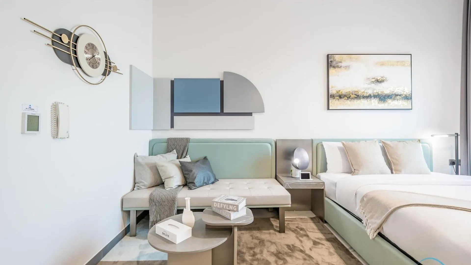 Comfortable Studio At Mag 930, Mohammad Bin Rashid City By Deluxe Holiday Homes 두바이 0*,